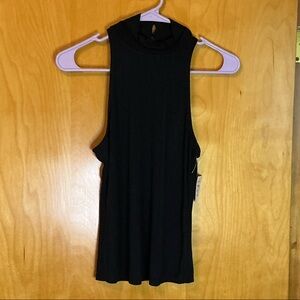 PAIGE Sleeveless Black Tank Top